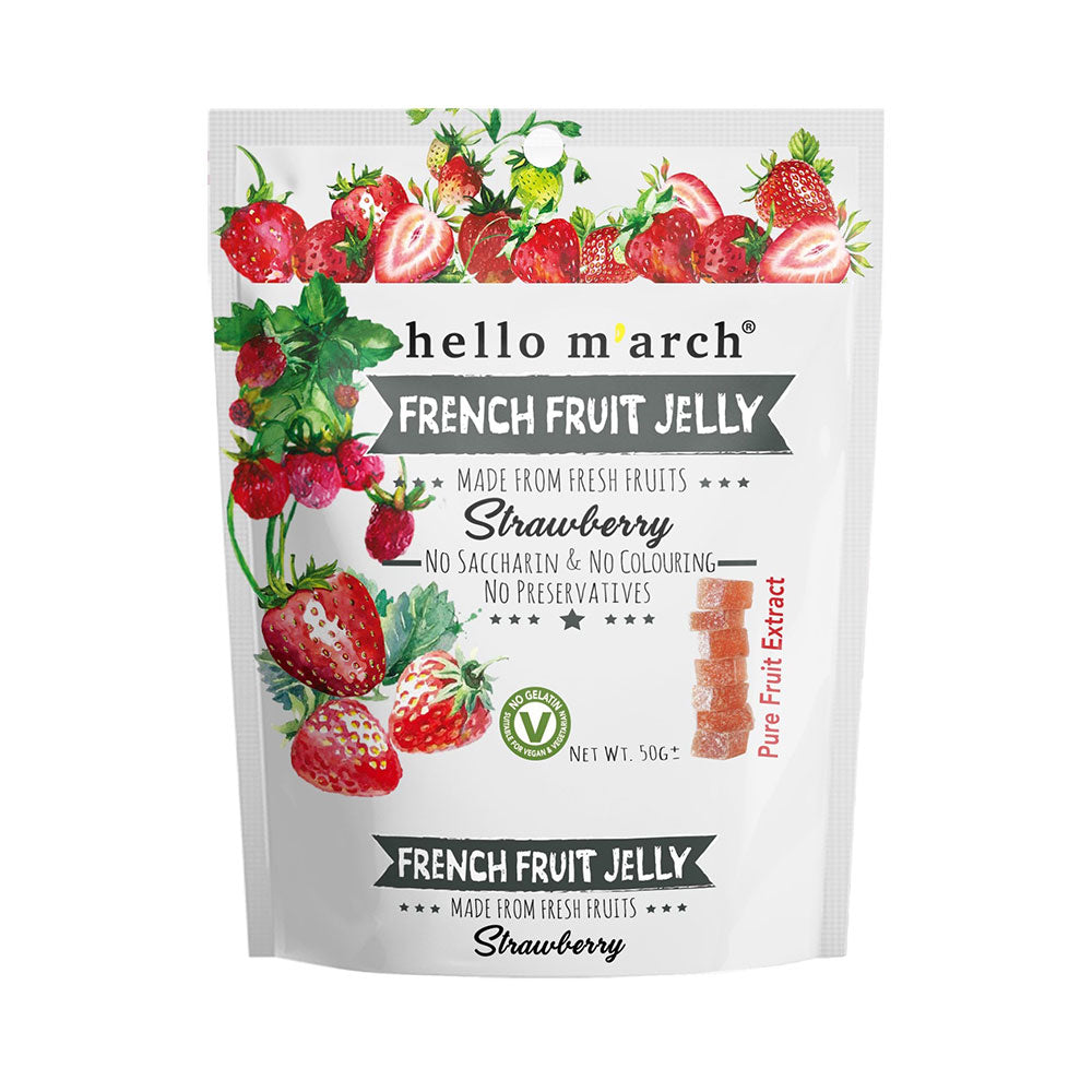 Hello March French Fruit Jelly Strawberry * VEGAN **