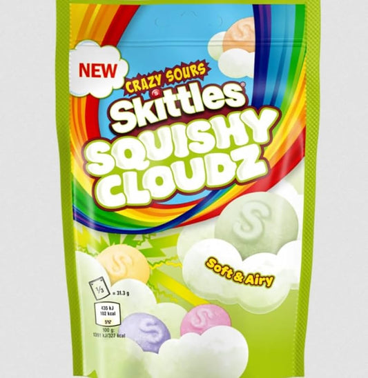 Skittles Squishy Clouds Crazy Sour Flavor