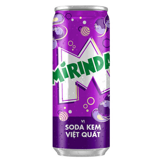 Mirinda Blueberry Soda Kem ( Cream Soda )