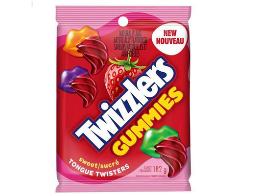 Twizzlers Gummies Sweet Tongue Twisters Strawberry